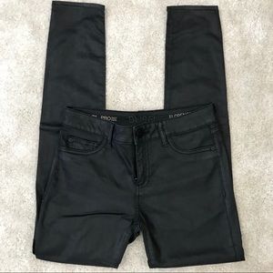 DL1961 Coated Black Skinny Jeans